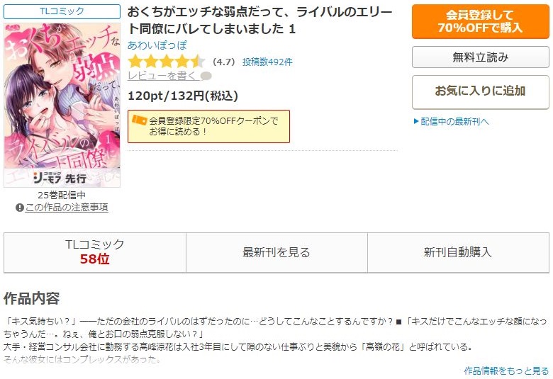 おくちがエッチな弱点だって、ライバルのエリート同僚にバレてしまいました