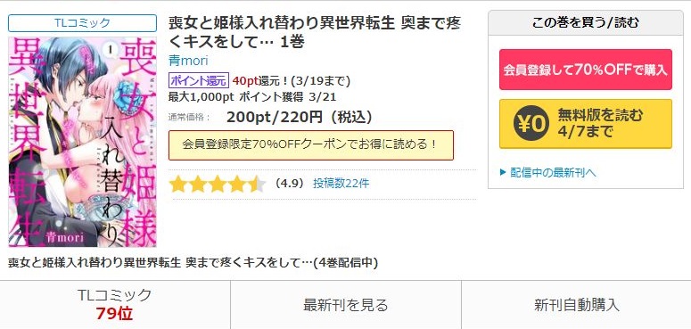 喪女と姫様入れ替わり異世界転生 奥まで疼くキスをして…