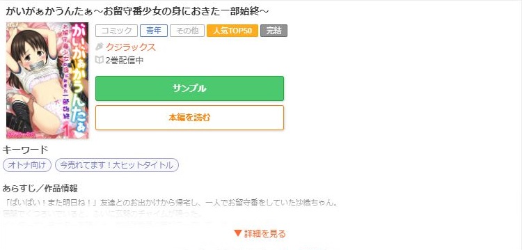 がいがぁかうんたぁ～お留守番少女の身におきた一部始終～