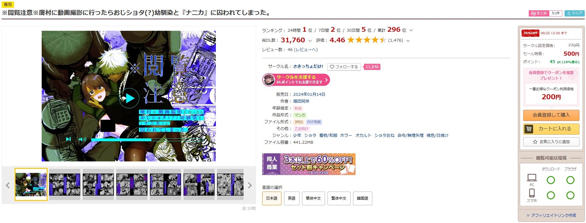 ※閲覧注意※廃村に動画撮影に行ったらおじショタ（？）幼馴染と『ナニカ』に囚われてしまった。